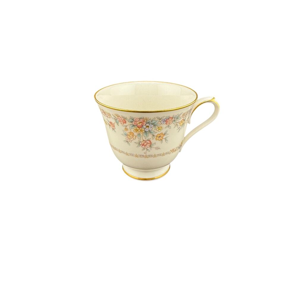 Vintage Noritake Coffee Tea Cups Gallery Pattern Ivory China 7246